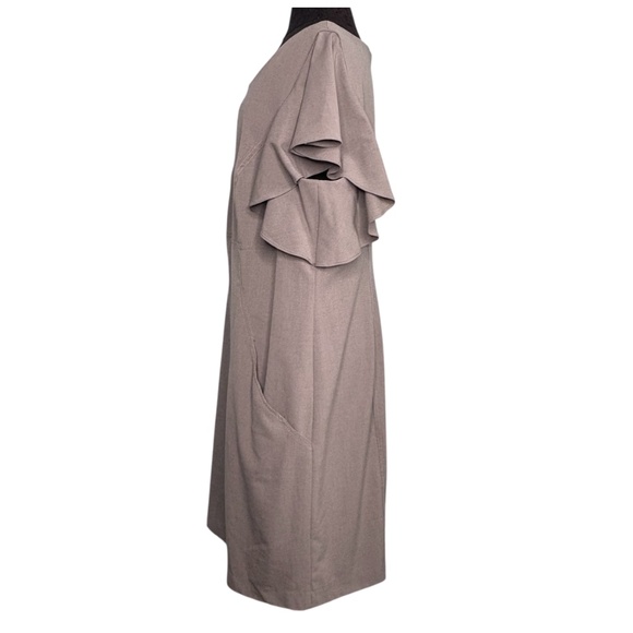 Calvin Klein Plus Size Grey Pocket Dress - Picture 2 of 15